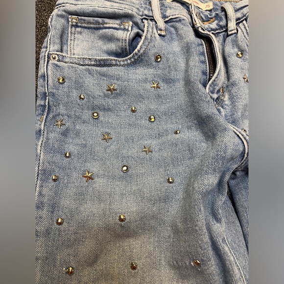 Levi’s jeans light blue size 25 with studs - Picture 4 of 11